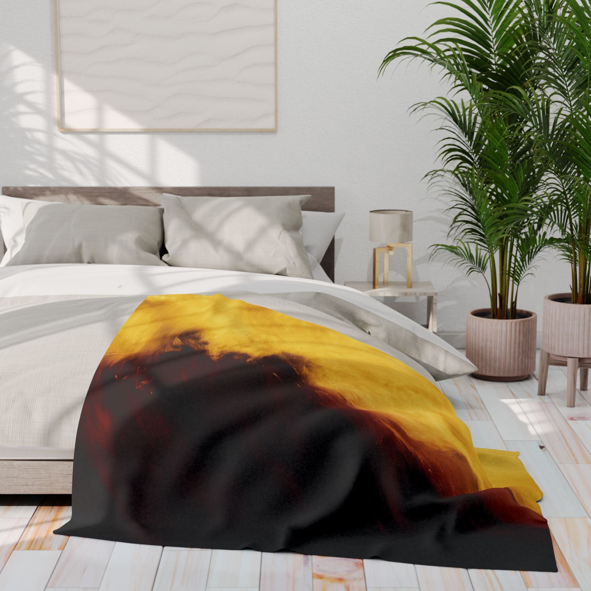 Molten Flow - Arctic Fleece Blanket