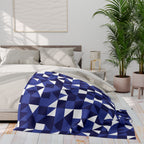 Geometric Abstraction - Arctic Fleece Blanket